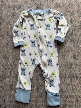 Monica +  Andy Monster’s Inc pjs